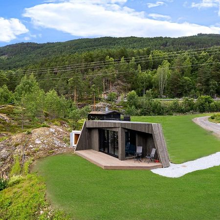 Sogndal Fjordpanorama - Studio Cabins With View Eksteriør billede
