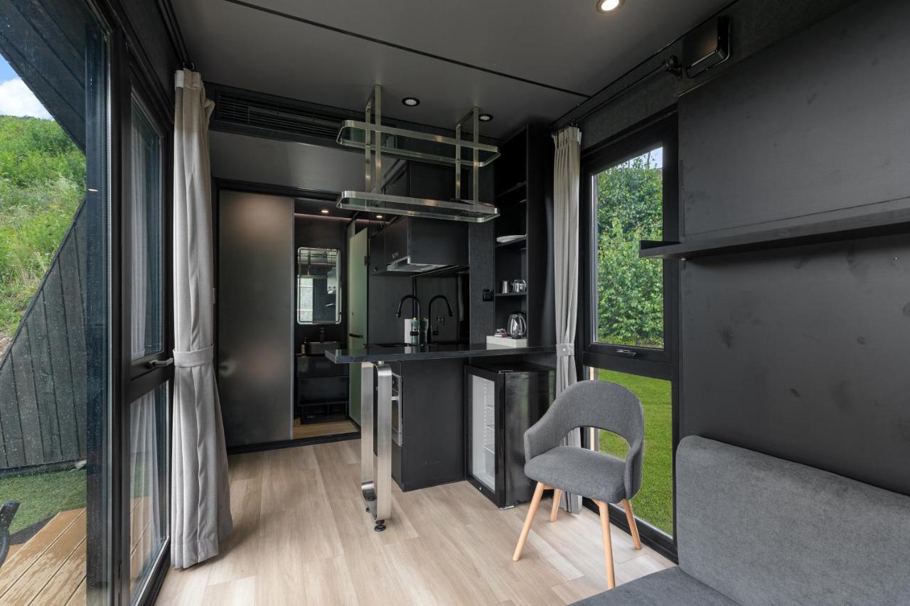 Sogndal Fjordpanorama - Studio Cabins With View Eksteriør billede