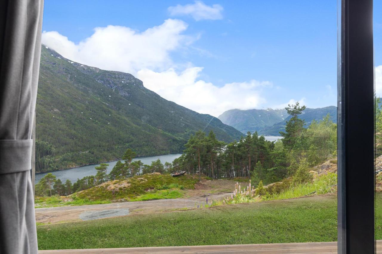 Sogndal Fjordpanorama - Studio Cabins With View Eksteriør billede