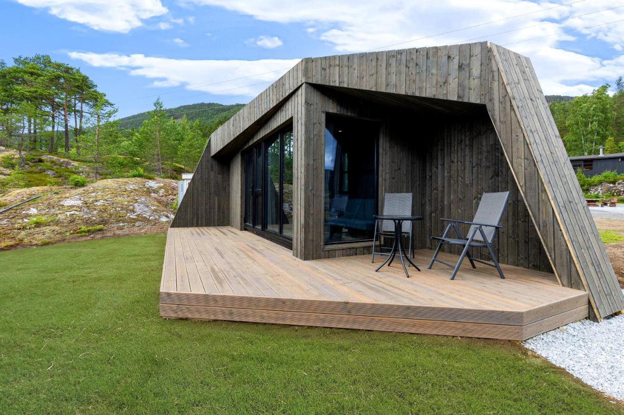 Sogndal Fjordpanorama - Studio Cabins With View Eksteriør billede