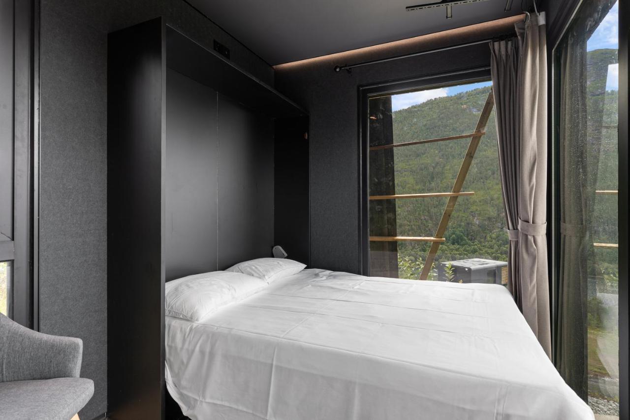 Sogndal Fjordpanorama - Studio Cabins With View Eksteriør billede