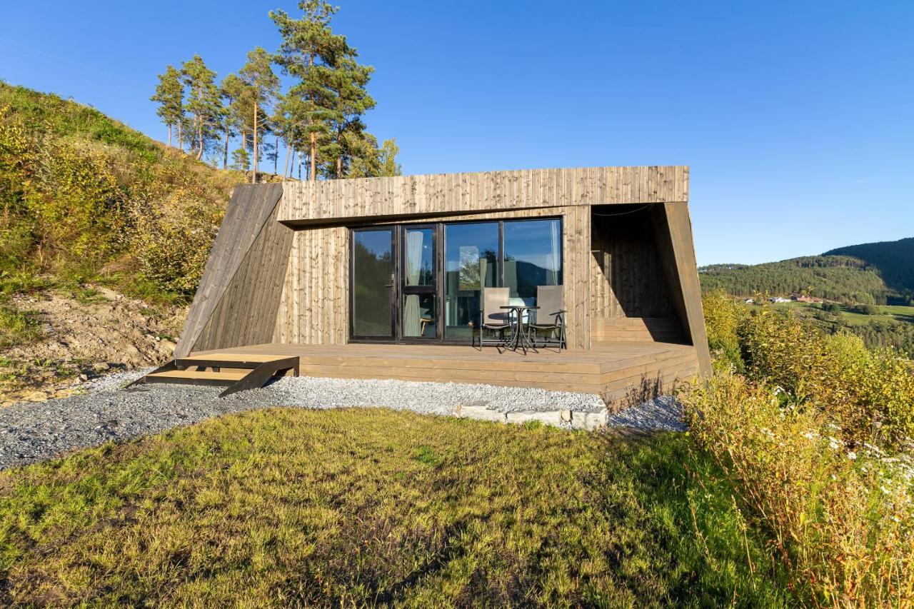 Sogndal Fjordpanorama - Studio Cabins With View Eksteriør billede