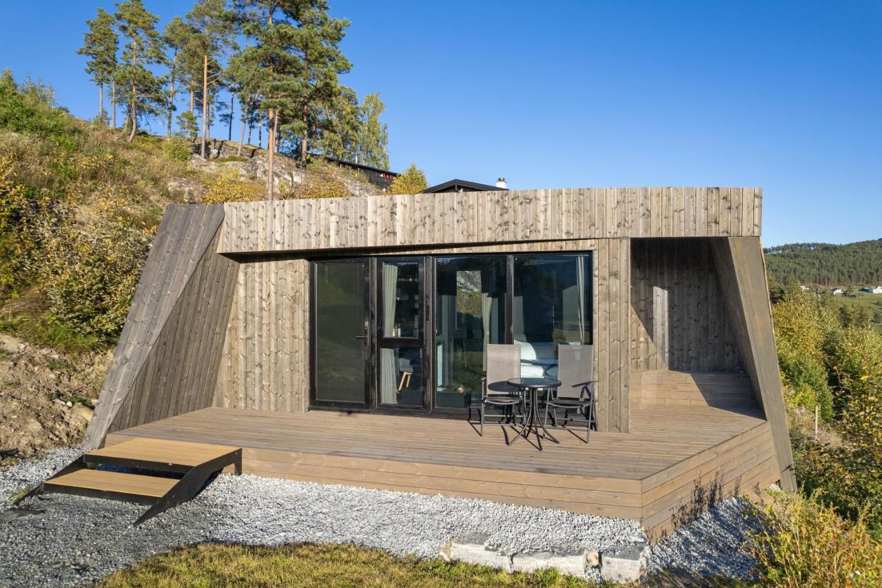 Sogndal Fjordpanorama - Studio Cabins With View Eksteriør billede