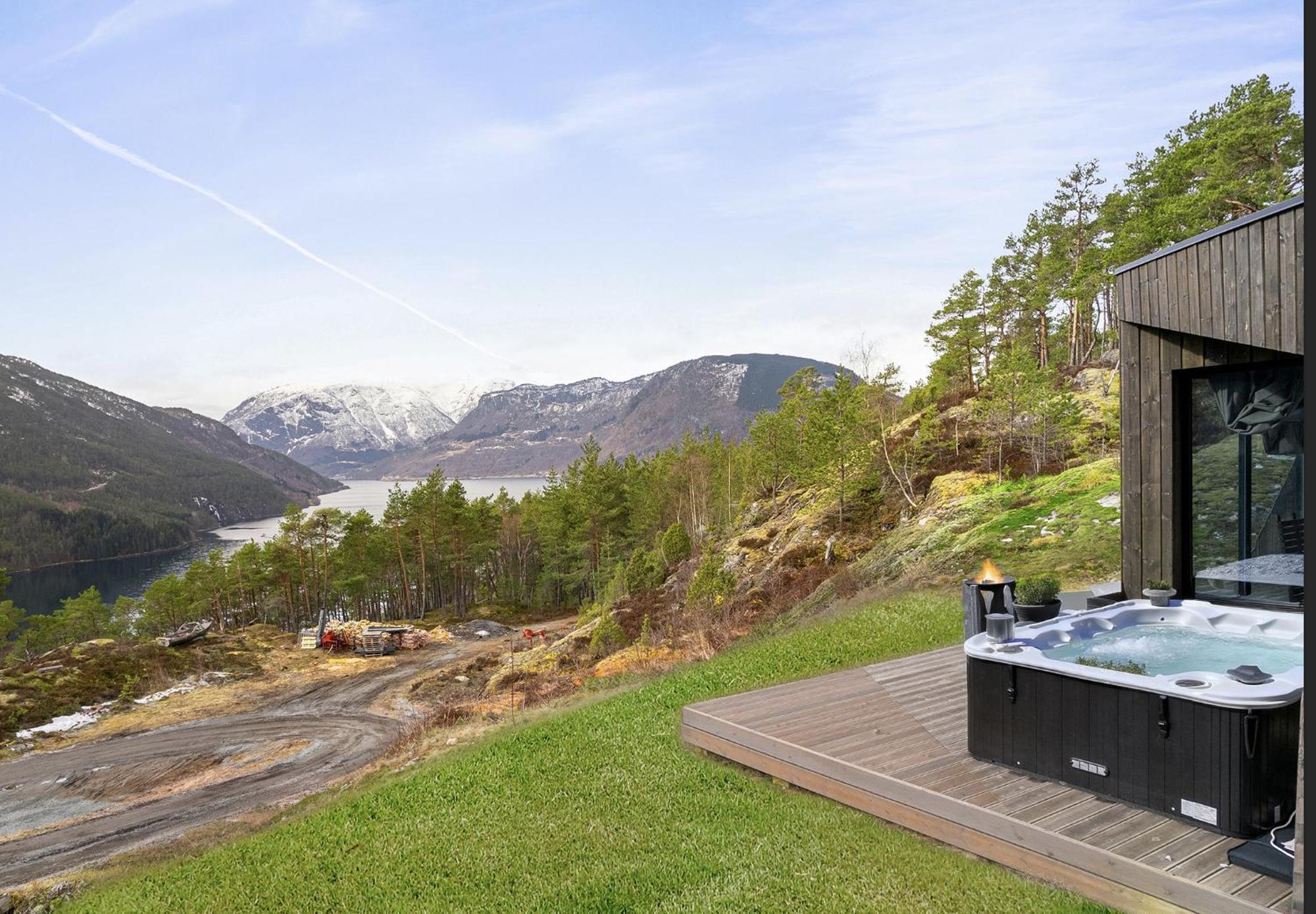 Sogndal Fjordpanorama - Studio Cabins With View Eksteriør billede