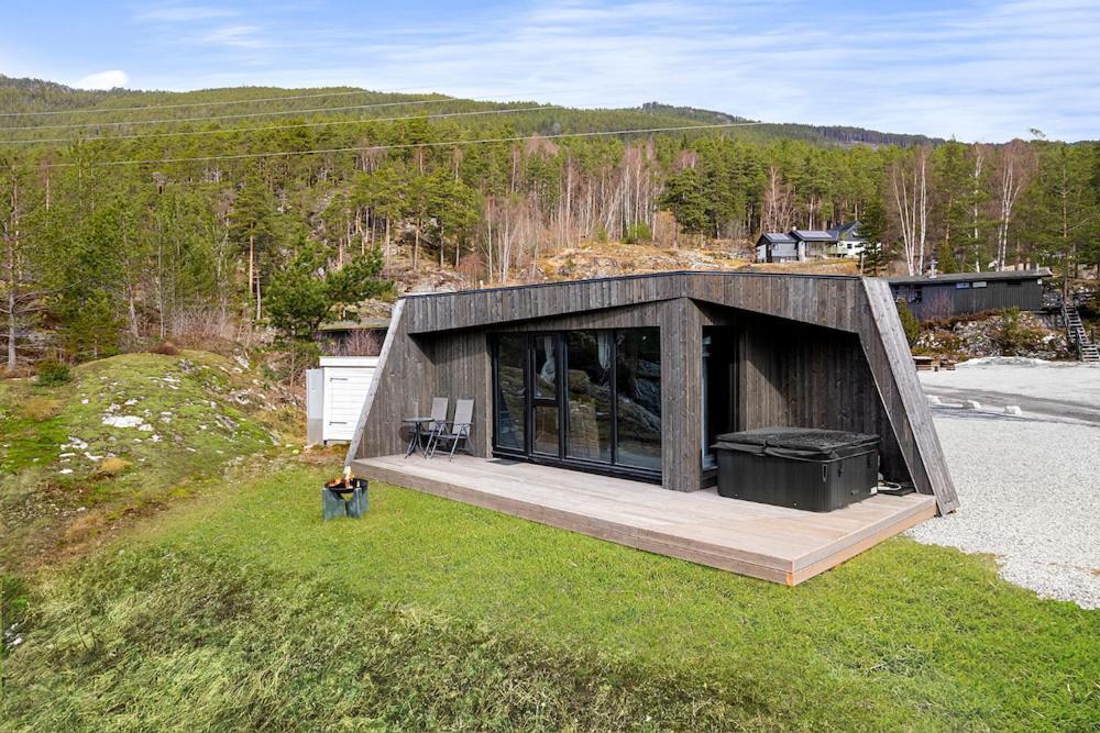 Sogndal Fjordpanorama - Studio Cabins With View Eksteriør billede